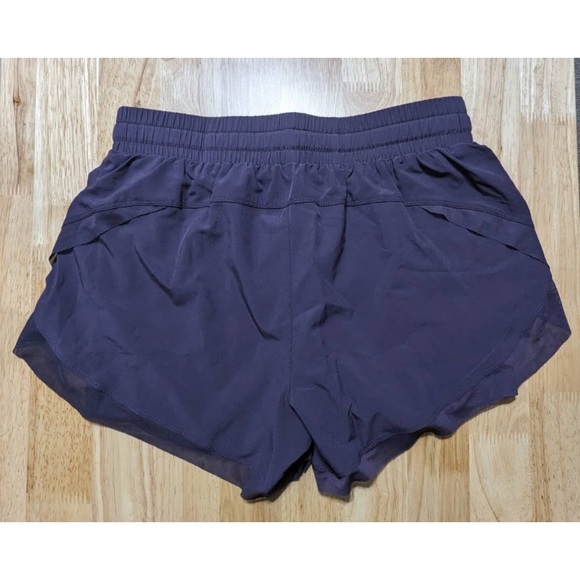 HALARA Drawstring Flowy Contrast Mesh 2-in-1 Purple Shorts Size M - Picture 6 of 7